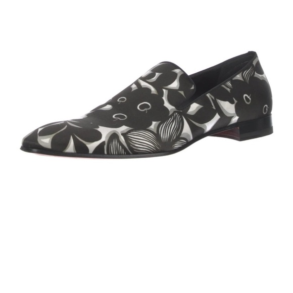 Christian Louboutin Mens dandelion flat black/white loafers size 46.5 Italy main image 5